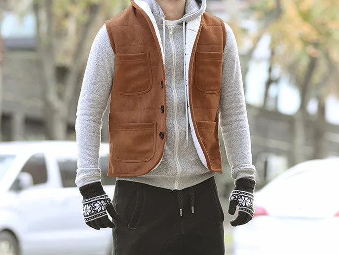 Men's Winter Cotton Padded Vest