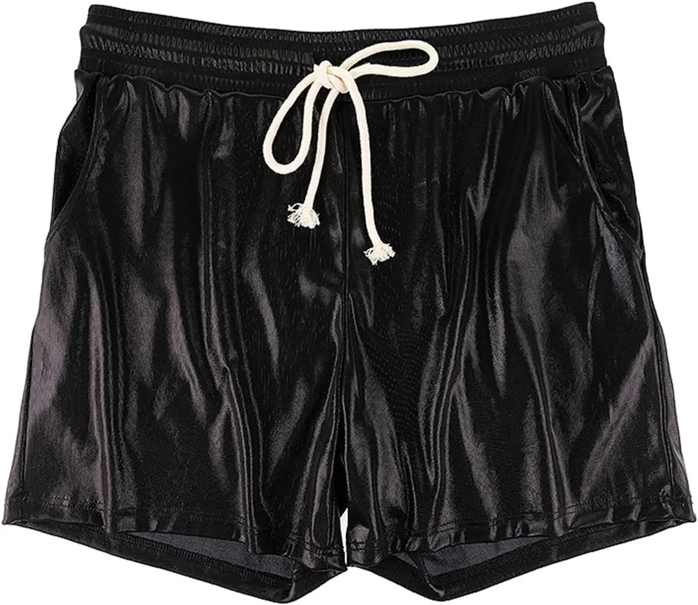 Men's Workout Shorts with Pockets Quick Dry Athletic Elastic Gym Hiking Running Lightweight Activewear Trunks