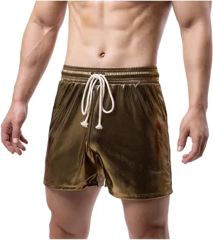 Men's Workout Shorts with Pockets Quick Dry Athletic Elastic Gym Hiking Running Lightweight Activewear Trunks