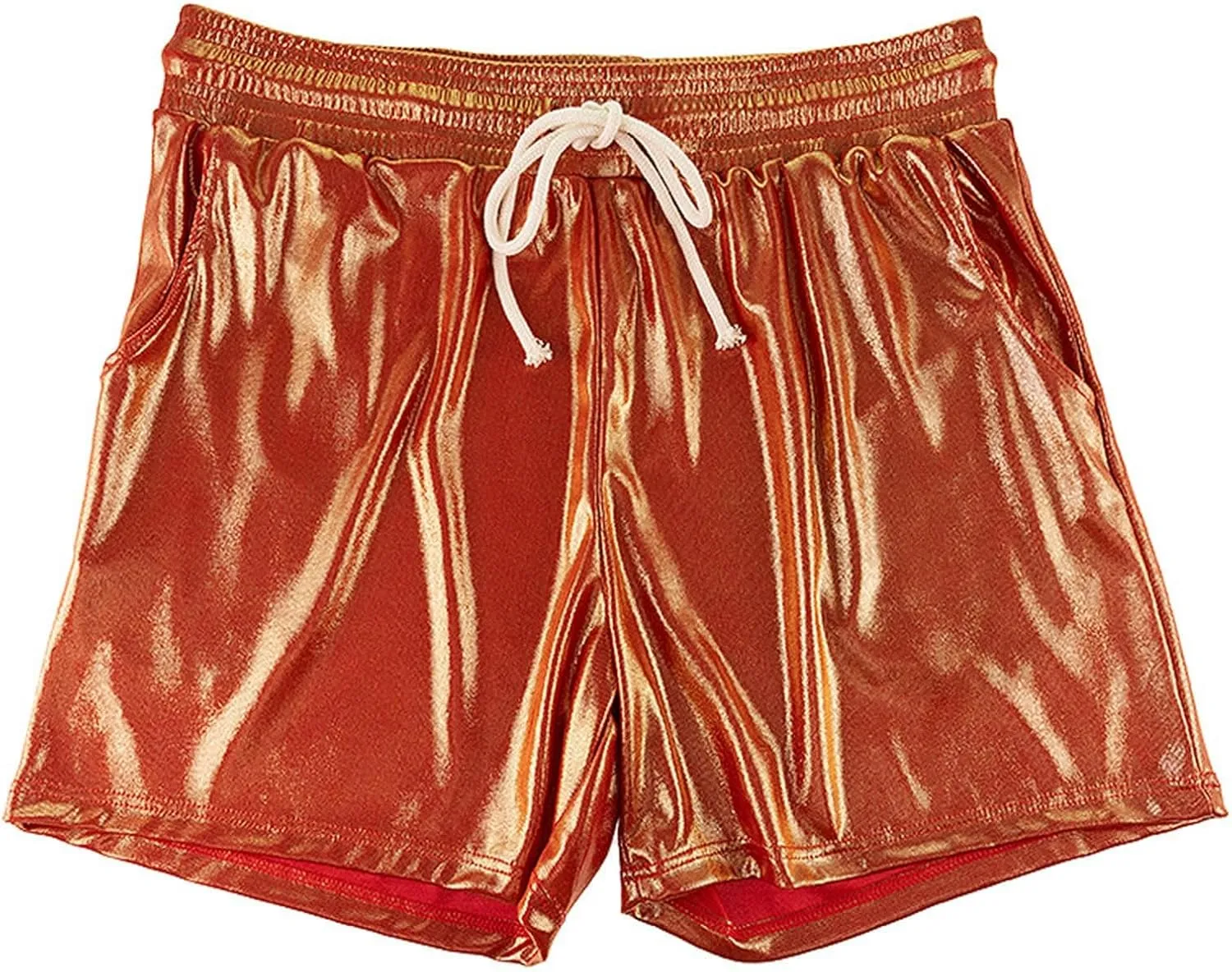 Men's Workout Shorts with Pockets Quick Dry Athletic Elastic Gym Hiking Running Lightweight Activewear Trunks