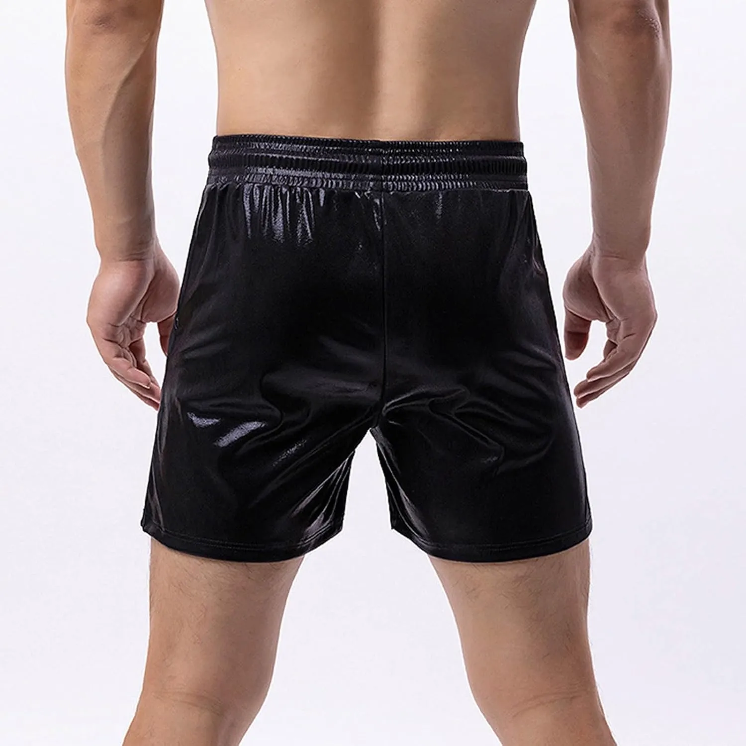 Men's Workout Shorts with Pockets Quick Dry Athletic Elastic Gym Hiking Running Lightweight Activewear Trunks