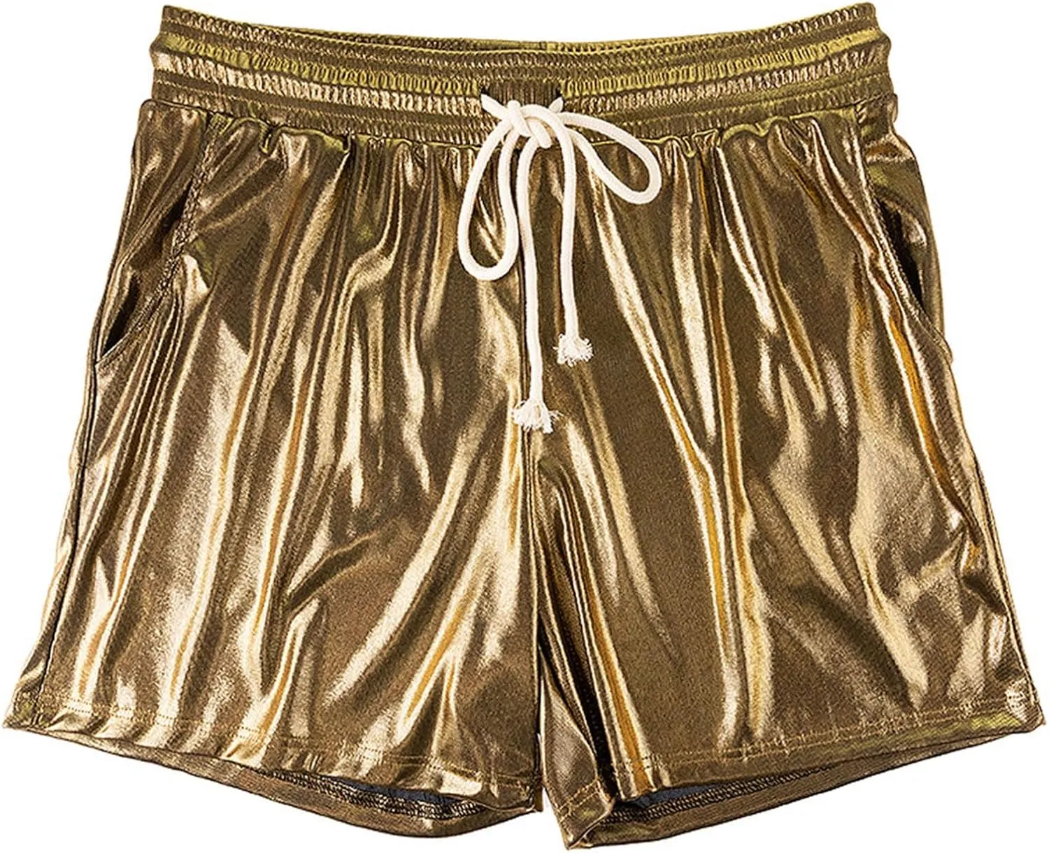 Men's Workout Shorts with Pockets Quick Dry Athletic Elastic Gym Hiking Running Lightweight Activewear Trunks