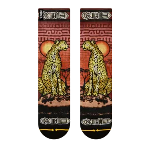 Merge4 - Taylor Reinhold Cheetah Crew Sock