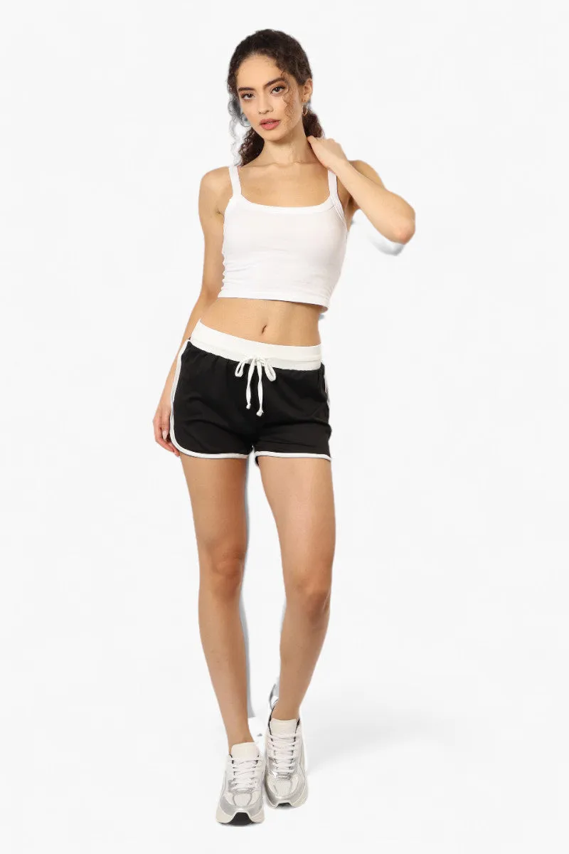 Mikk Basic Solid Dolphin Shorts - Black