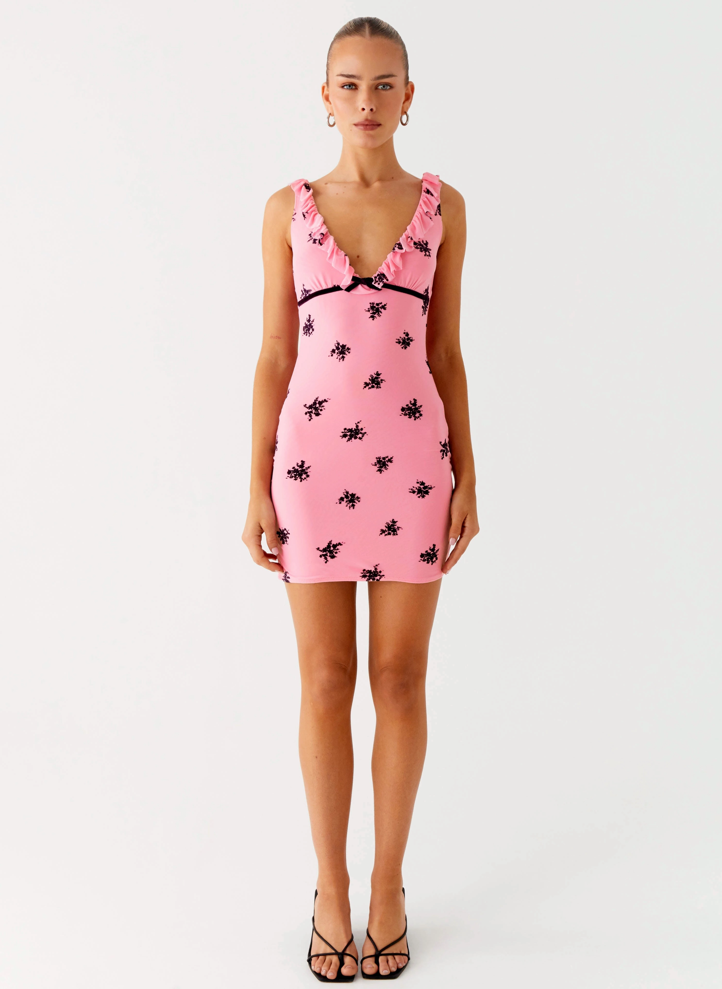 relaxed shape Versatile party outfit Milena Cami Mini Dress - Pink