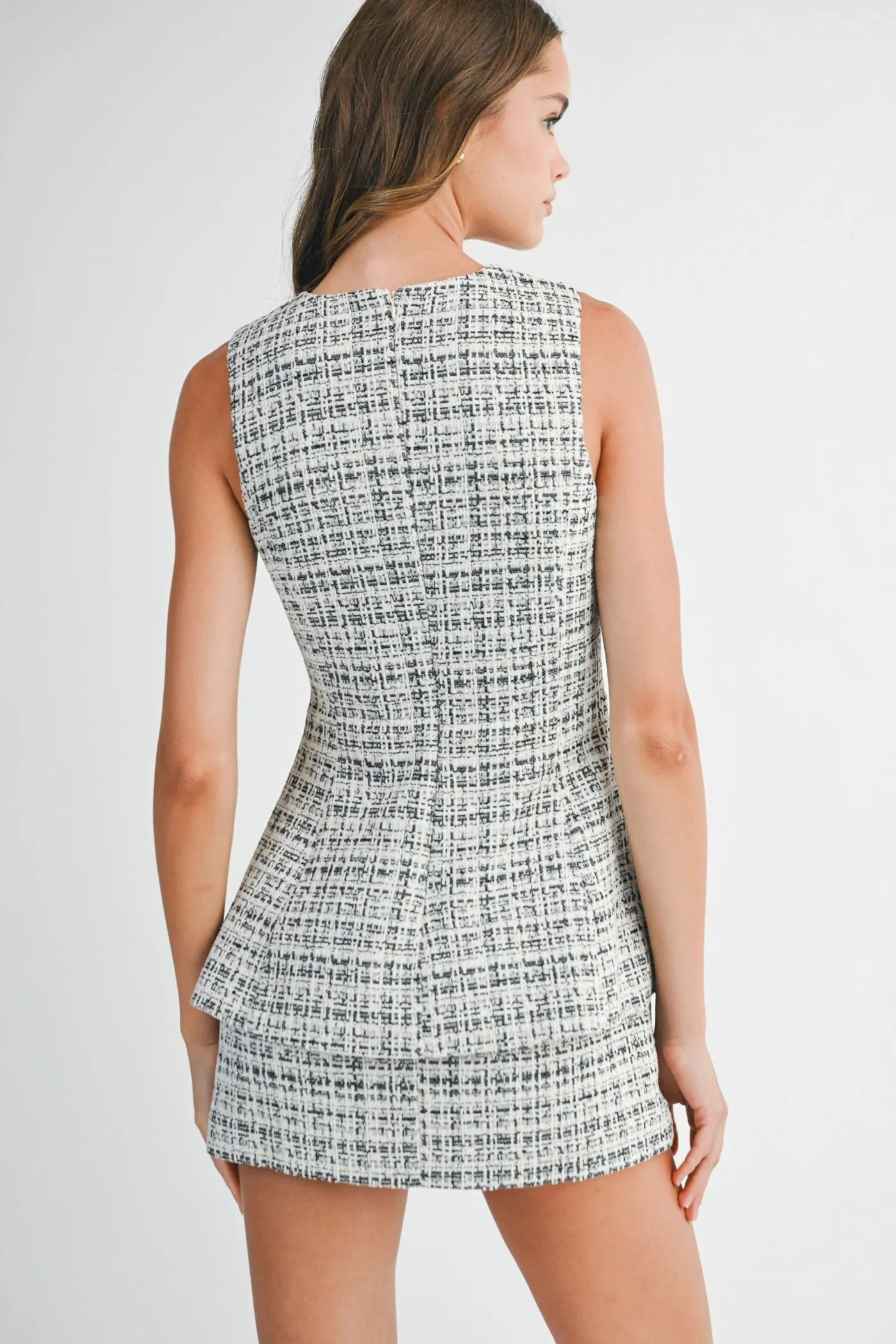 Cocktail-Party MILEY TWEED MINI DRESS
