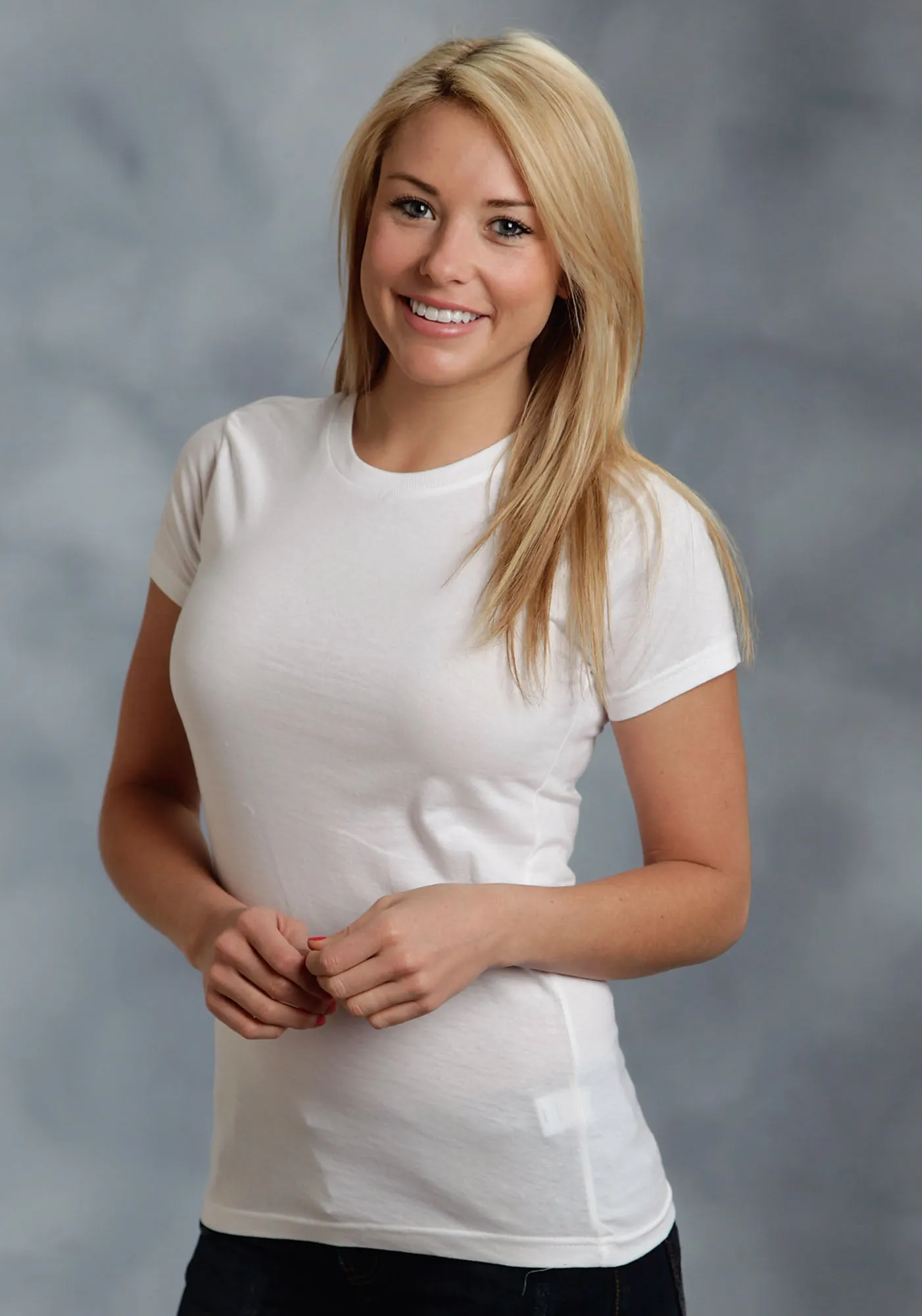Ouray Womens White 100% Cotton USA S/S Crew T-Shirt Unmatched comfort