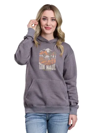 Minimal Statement Tin Haul Womens Mesa Desert Cactus Grey Cotton Blend Hoodie Tin Haul Womens Mesa Desert Cactus Grey Cotton Blend Hoodie Youth Style Student Outfit