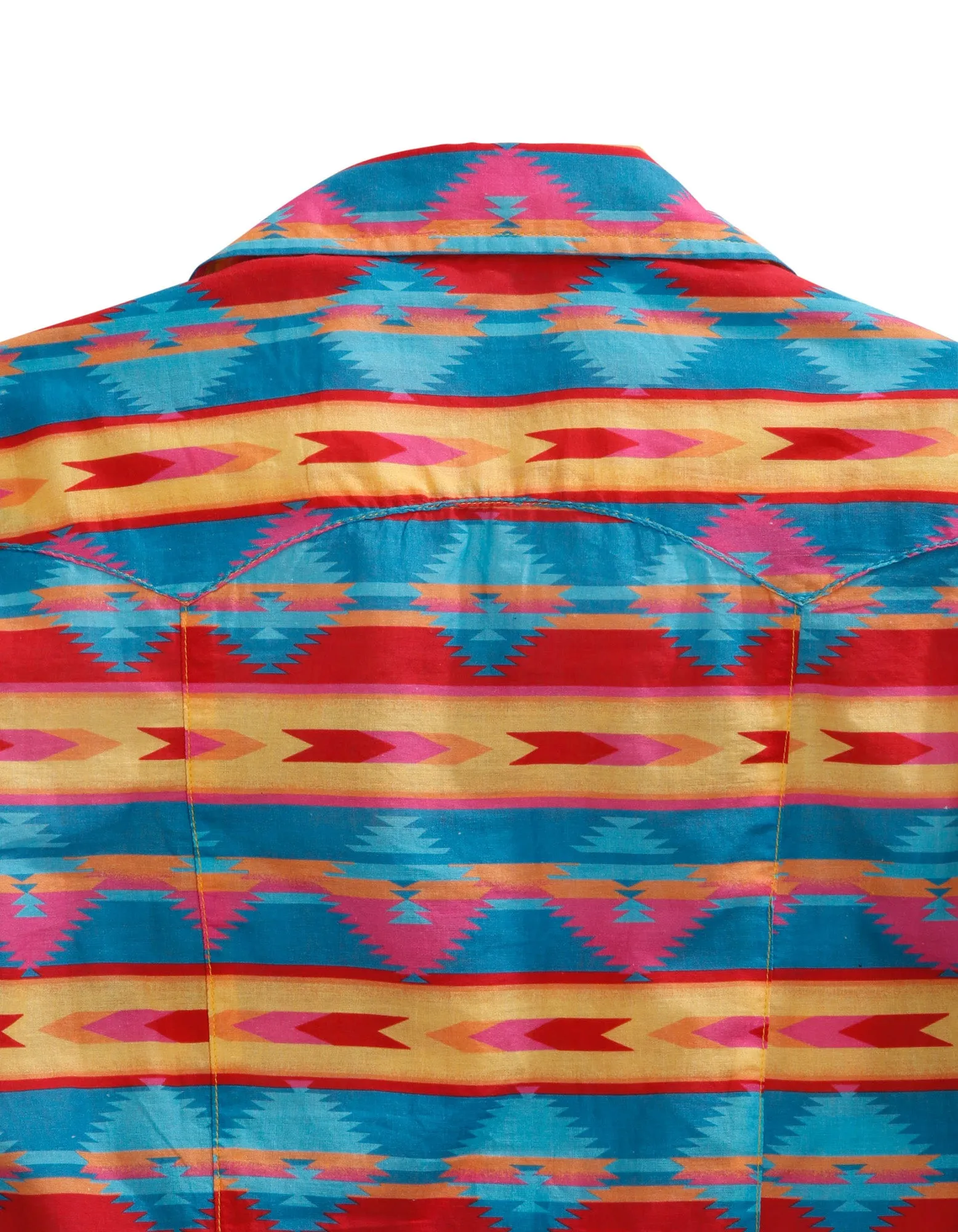 Tin Haul Womens Pink Multi 100% Cotton Retro Aztec L/S Shirt Stylish Adult Fashion