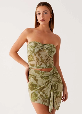 Minimal Design Varona Mini Dress - Jade Fern Varona Mini Dress - Jade Fern Minimalist Look