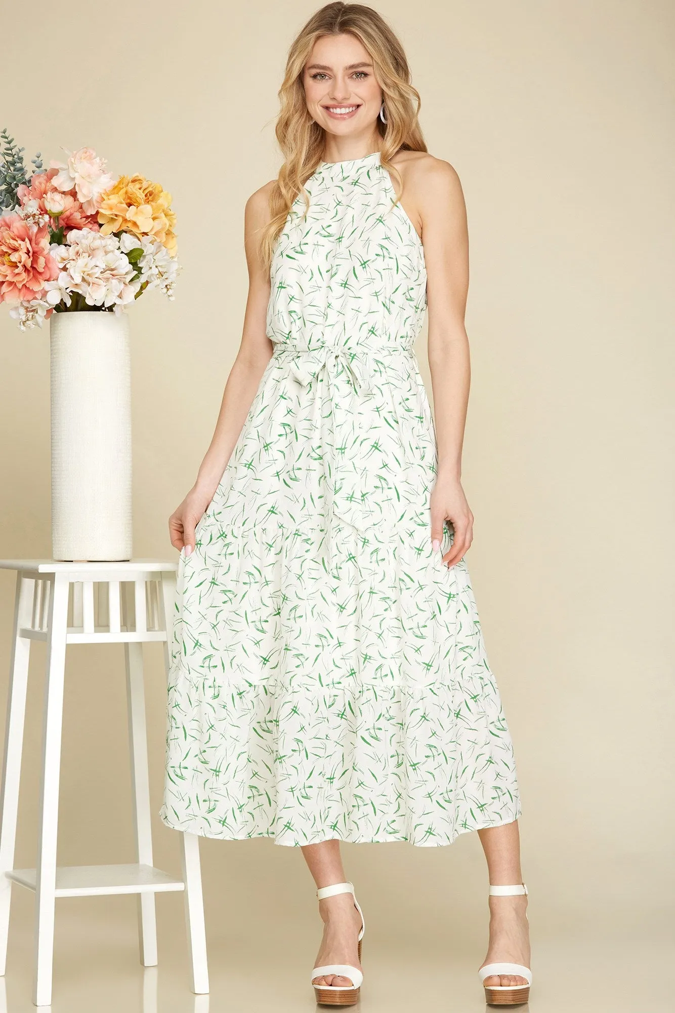 Timeless Touch Comfortable Touch MIRANDA FLORAL DRESS