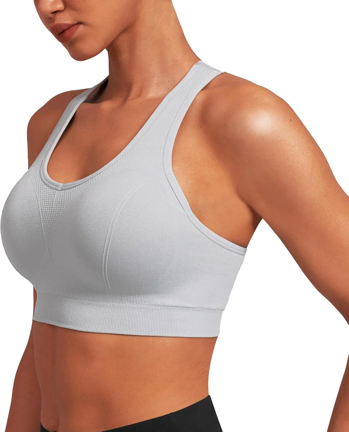 MIRITY Women Racerback Sports Bras - High Impact Workout Gym Activewear Bra