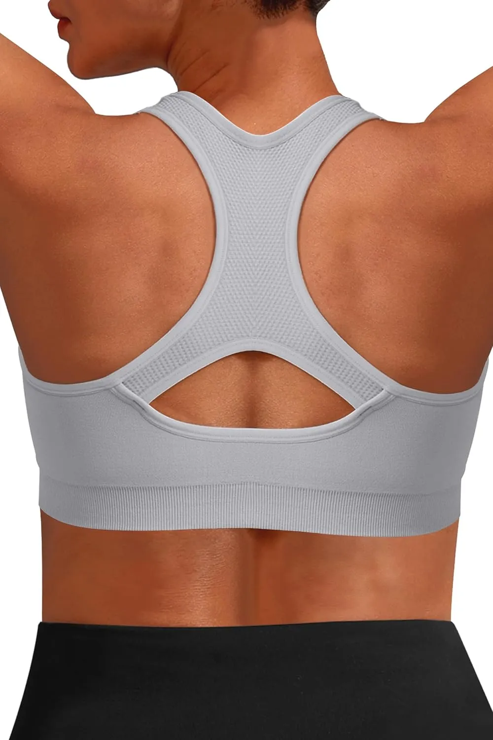 MIRITY Women Racerback Sports Bras - High Impact Workout Gym Activewear Bra