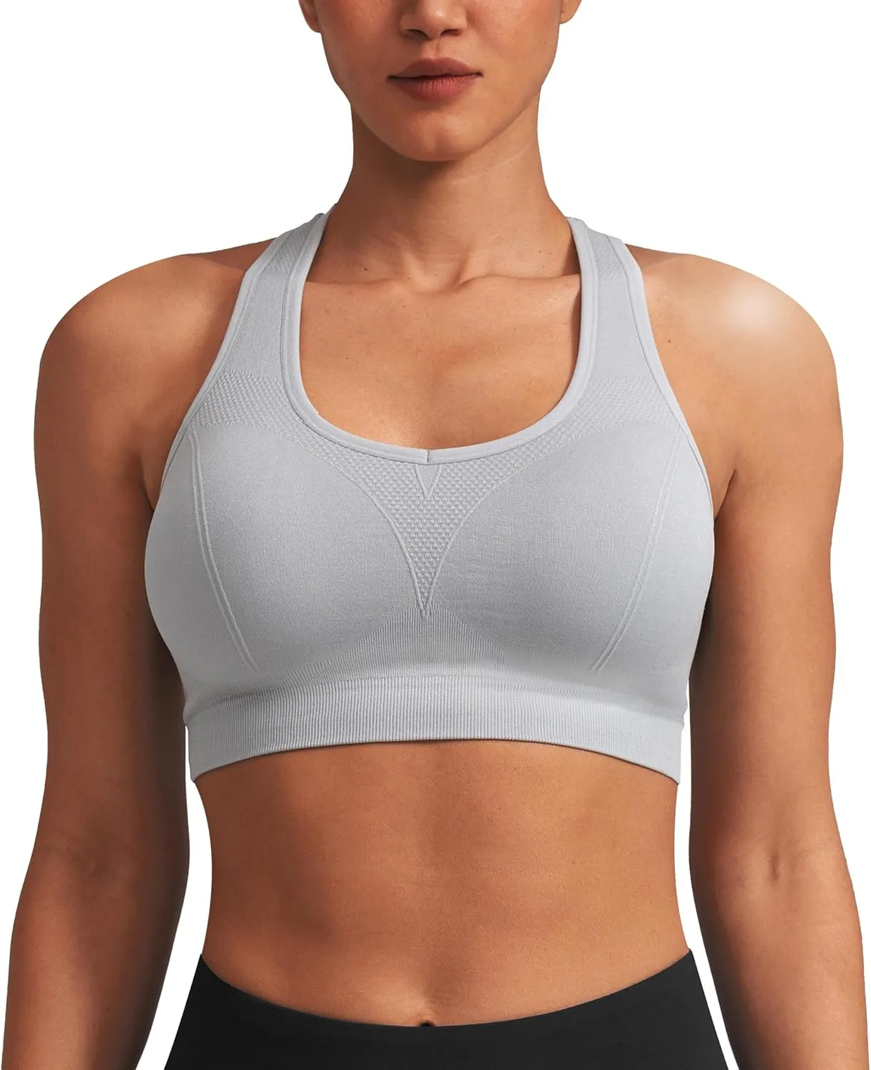 MIRITY Women Racerback Sports Bras - High Impact Workout Gym Activewear Bra