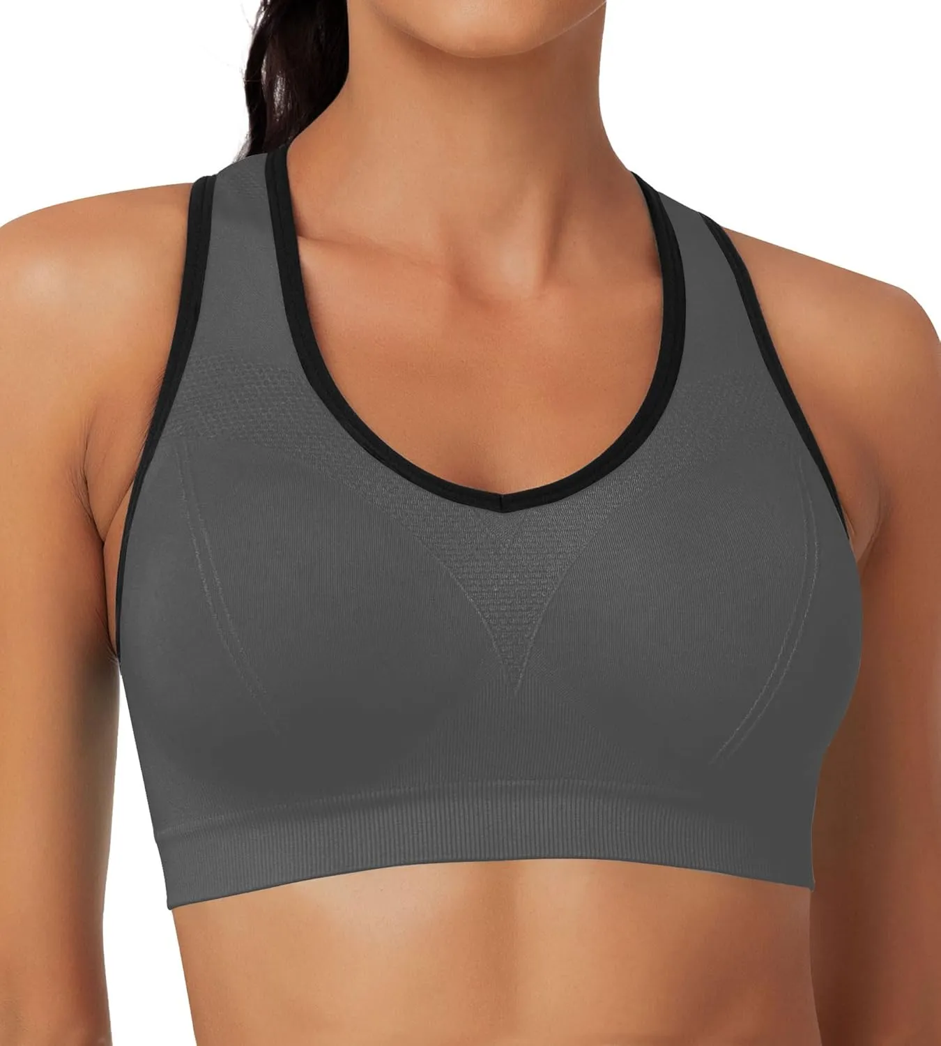 MIRITY Women Racerback Sports Bras - High Impact Workout Gym Activewear Bra