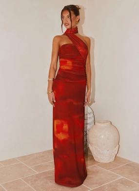 mix and match Songbird Maxi Dress - Scarlet Blur Songbird Maxi Dress - Scarlet Blur Rose Flush