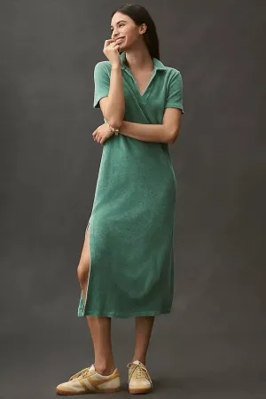 Mocha Brown Lianne Polo Long Dress in Palmetto Lianne Polo Long Dress in Palmetto Bright-Hue