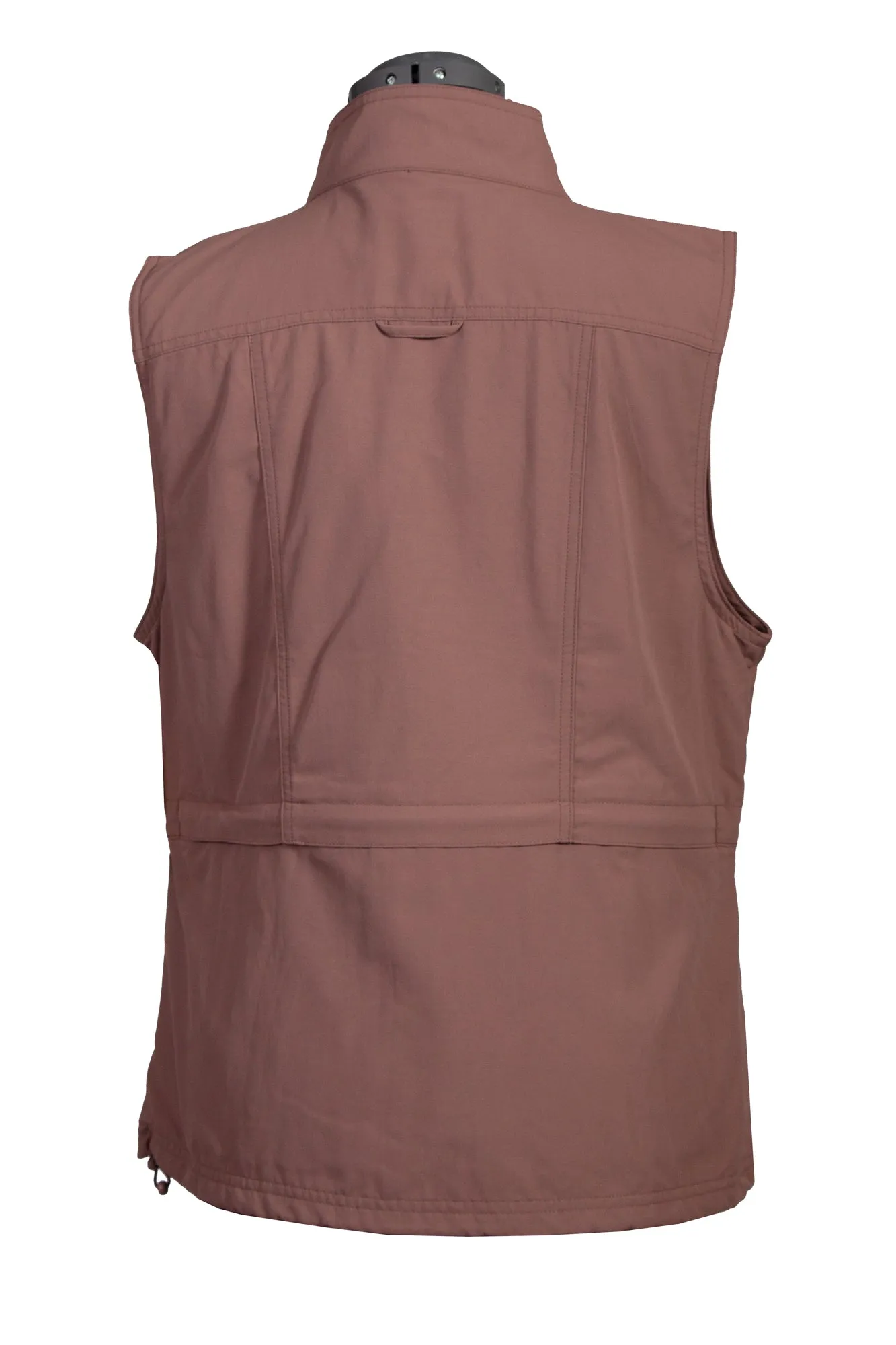 Fit For Daily Scully Womens Toffee Nylon Multi-Pocket Vest