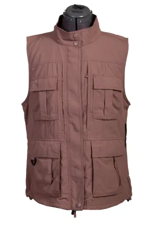 Modern Charm Scully Womens Toffee Nylon Multi-Pocket Vest Everyday Basic Scully Womens Toffee Nylon Multi-Pocket Vest