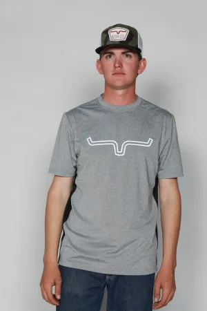 Modern Cut Kimes Ranch Mens Phase 2 Tech Tee Grey Polyester Blend S/S T-Shirt Kimes Ranch Mens Phase 2 Tech Tee Grey Polyester Blend S/S T-Shirt Sleek Fit Formal Elegance