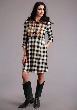 Modern Spark Stetson Womens Black Rayon/Nylon Buffalo Plaid L/S Dress Stetson Womens Black Rayon/Nylon Buffalo Plaid L/S Dress Simple Utility