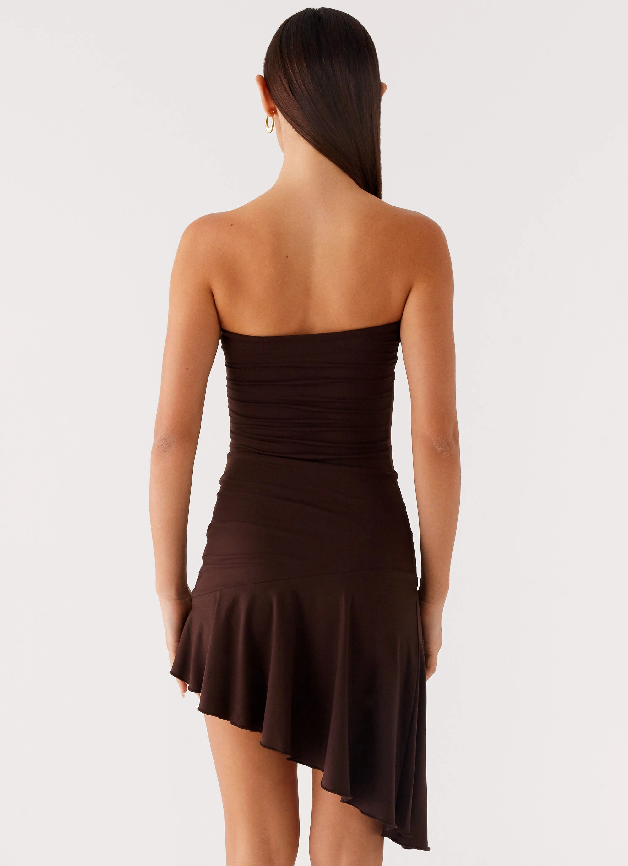 Arianne Mini Dress - Chocolate Versatile sundress