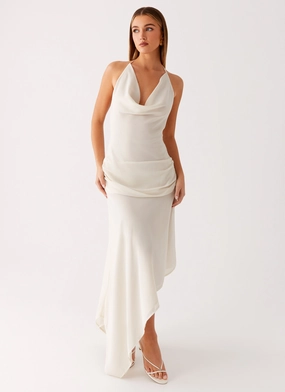 Modern looks Nyra Midi Dress - Cream Nyra Midi Dress - Cream Smart Silhouette