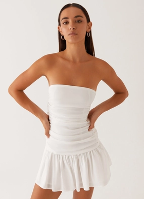 Modern Tailoring Carmel Mini Dress - White Pure Fit Carmel Mini Dress - White