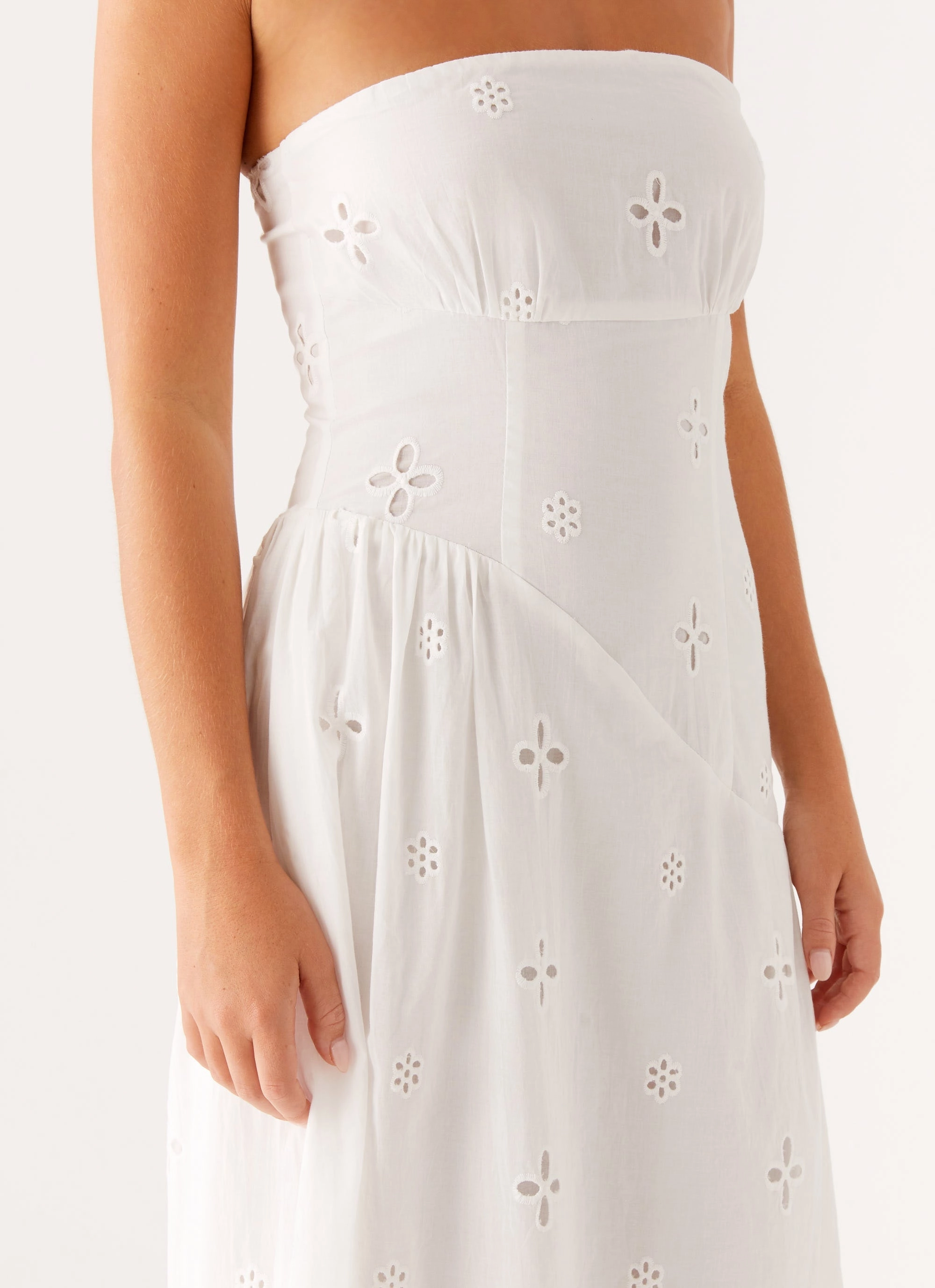 Fashionable Layers UV-Resistant Sunkissed Maxi Dress - Ivory