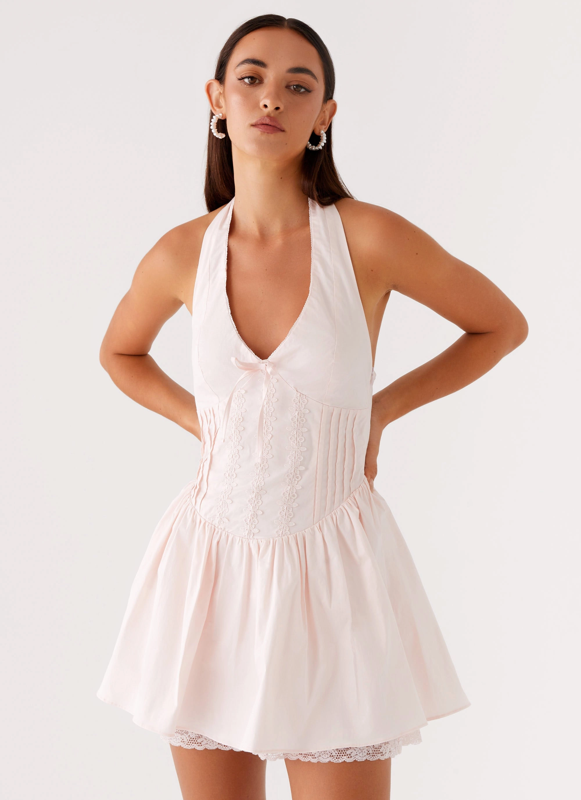 Moira Mini Dress - Pink Soft Design