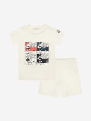 Moncler Enfant Baby Boys Cartoon Top & Shorts Set