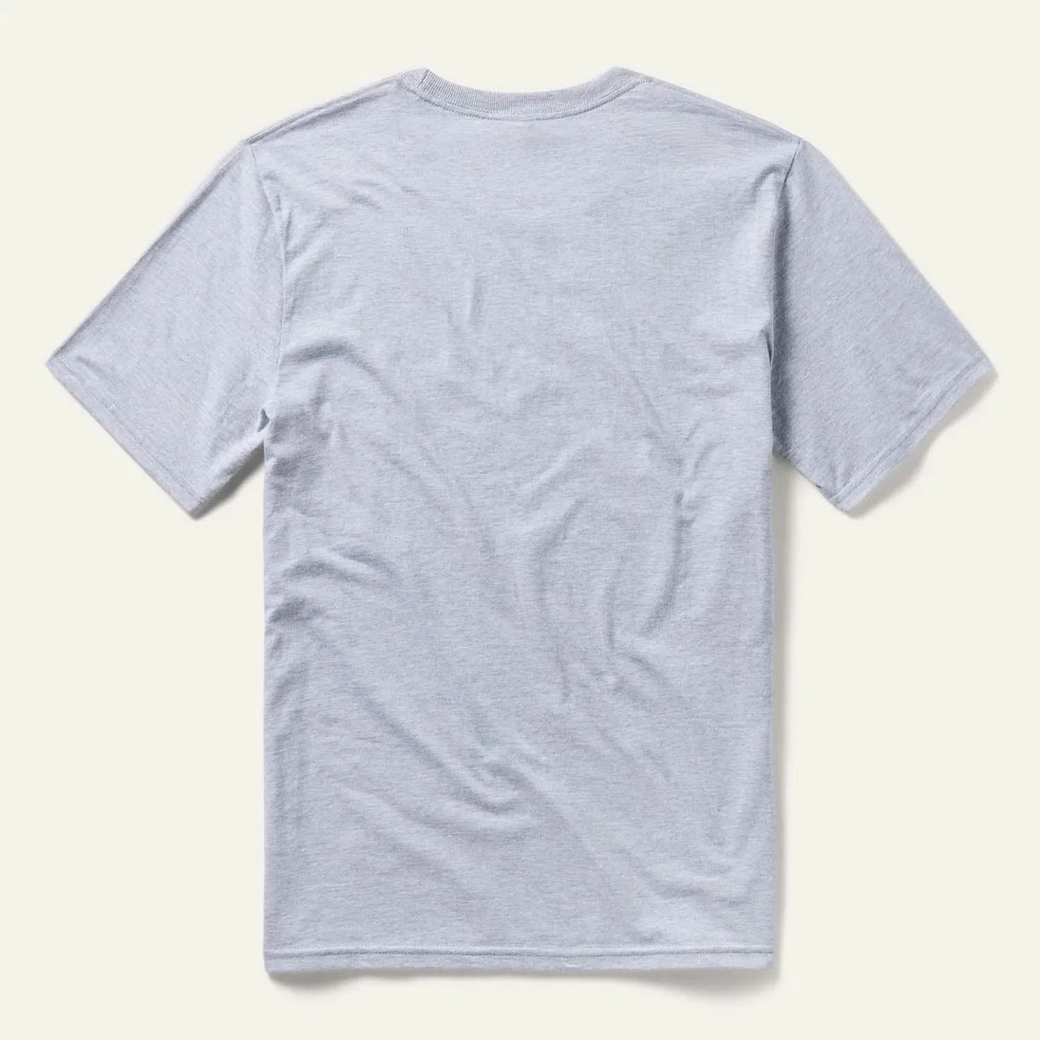 Stetson Womens Tipping Hat Cowgirl Grey Cotton Blend S/S T-Shirt All Day Comfort Tech