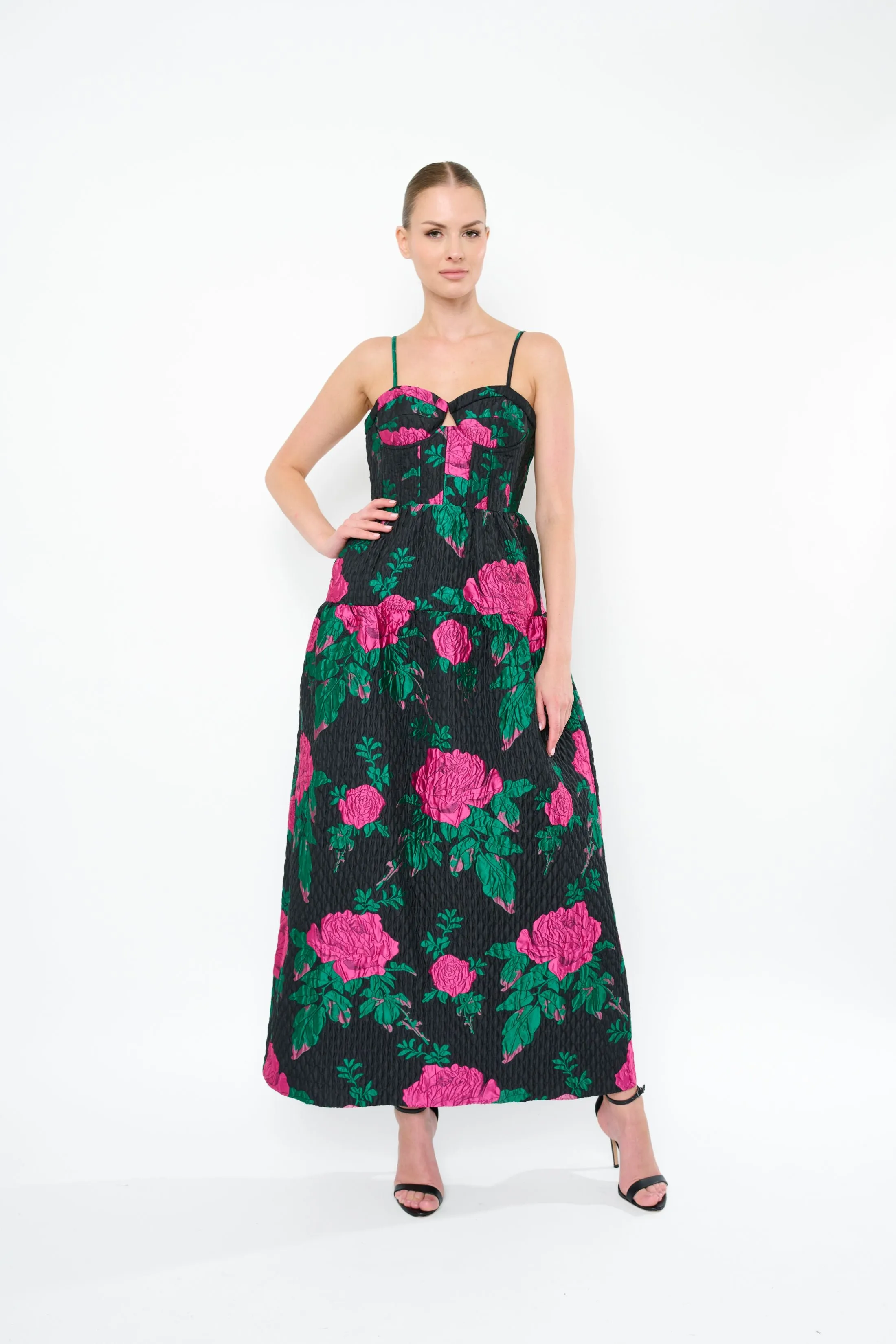 Basic Mood Naia Gown in Pink Rose