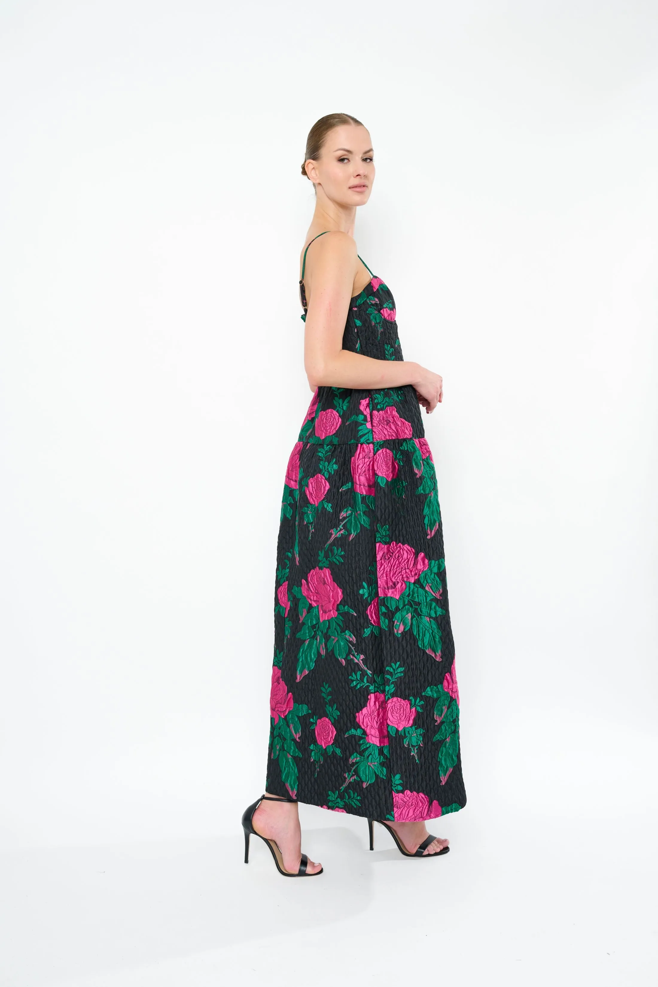 Naia Gown in Pink Rose NonIrritatingLining