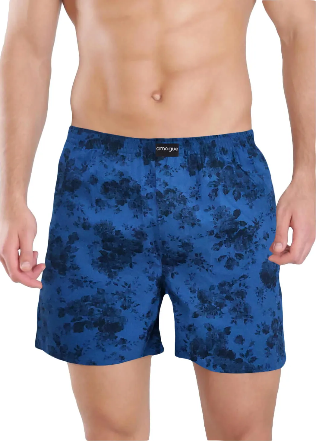 Navy Brown Green Printed Boxers Combo