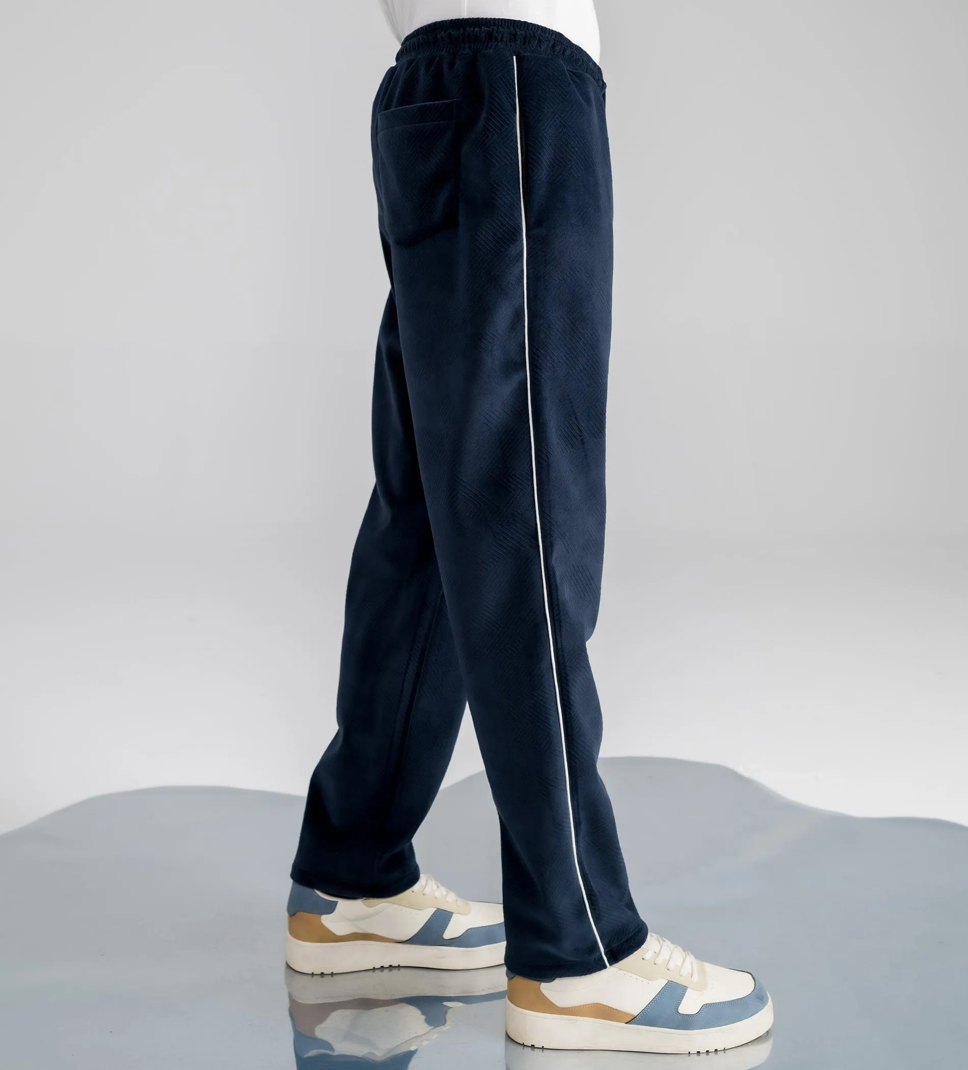 Navy Heatwave trackpants