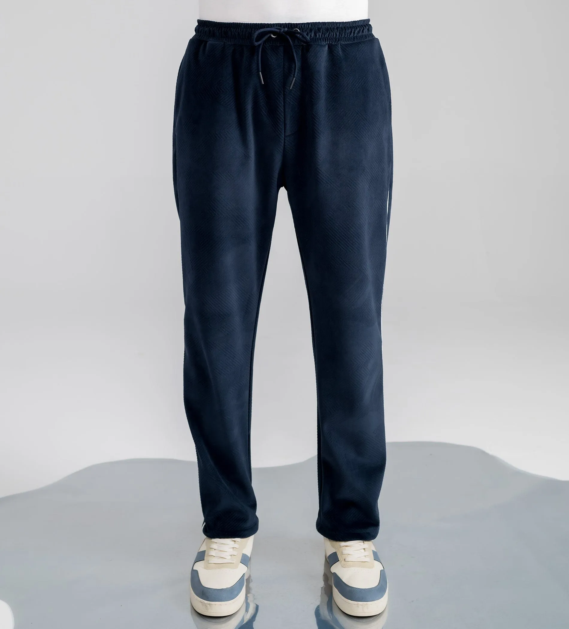 Navy Heatwave trackpants