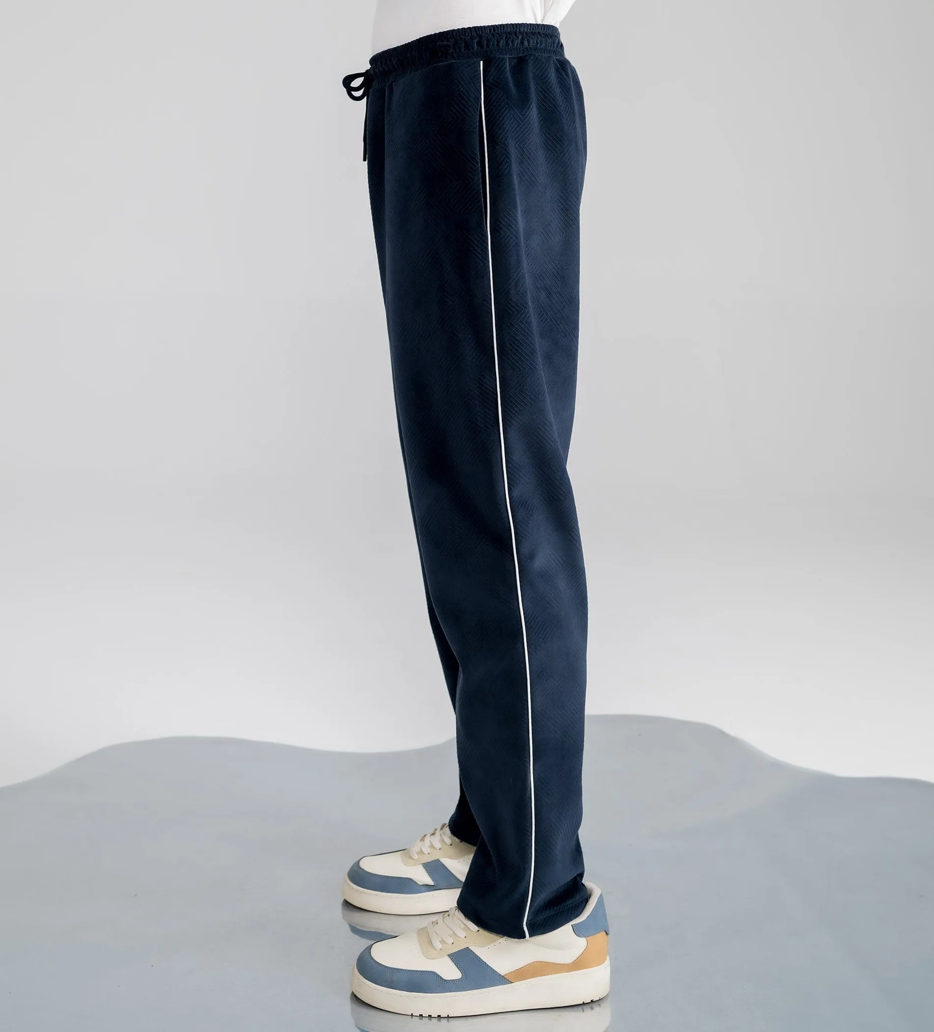 Navy Heatwave trackpants