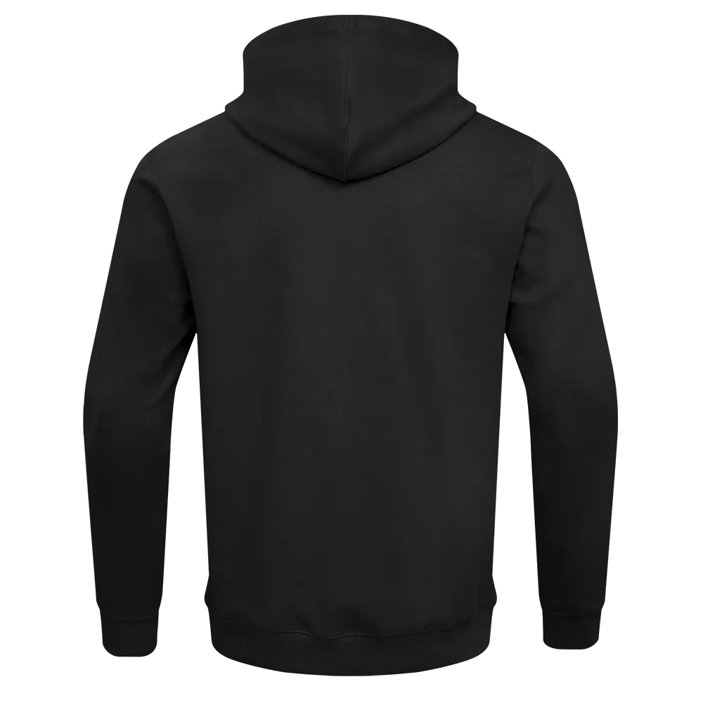 NBA SAN ANTONIO SPURS CLASSIC CHENILLE MEN'S DK FZ PO HOODIE (BLACK)