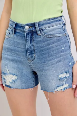 Neat Design August High Waist Shorts S-XL August High Waist Shorts S-XL Everyday Shopping Day No Gap Waistband