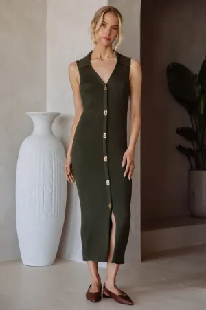 Neat Outfits HAILEY SLEEVELESS MIDI DRESS HAILEY SLEEVELESS MIDI DRESS Minimal Aesthetic