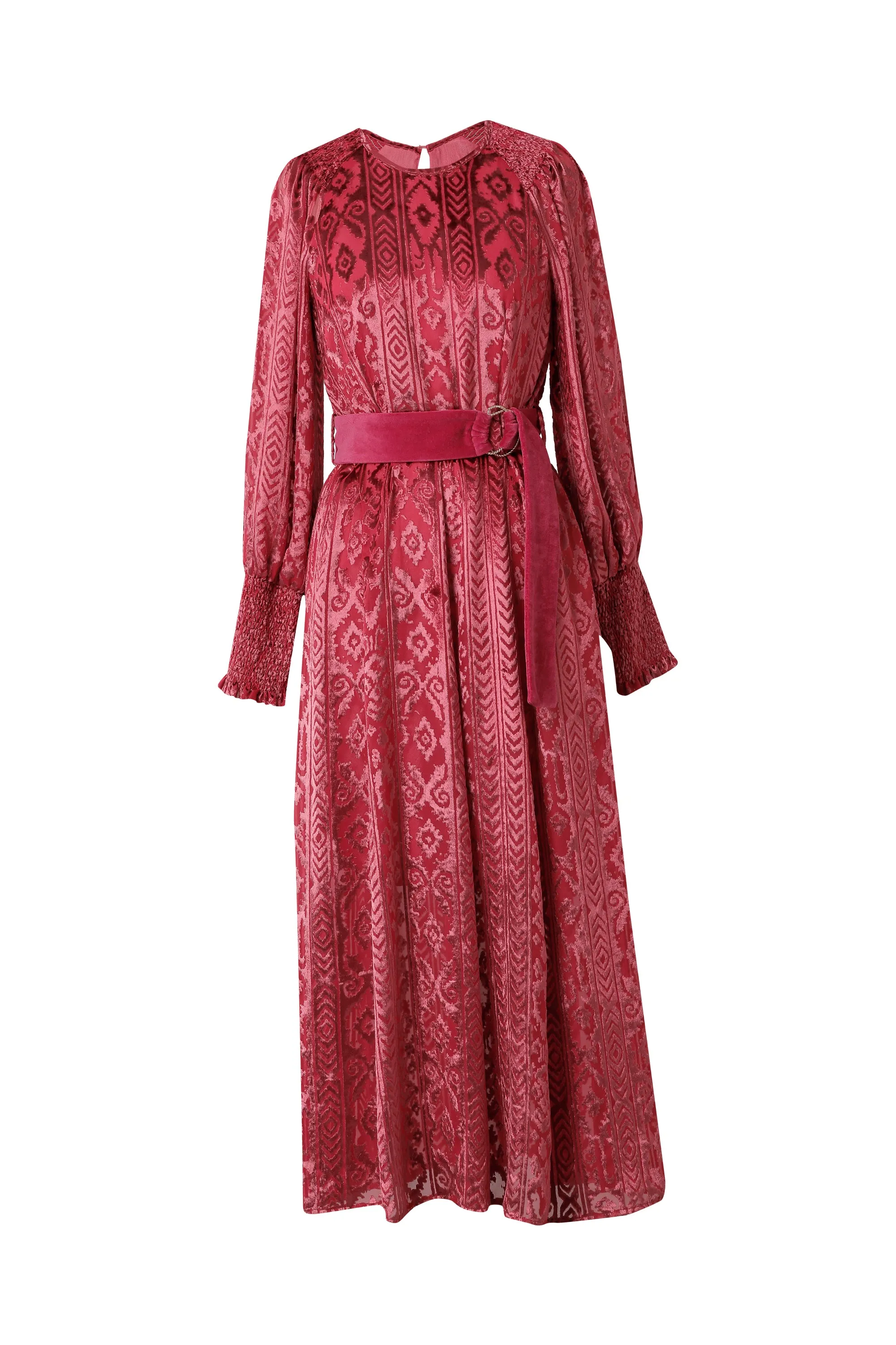 Sharon Devore Dress in Fuchsia Smart Casual