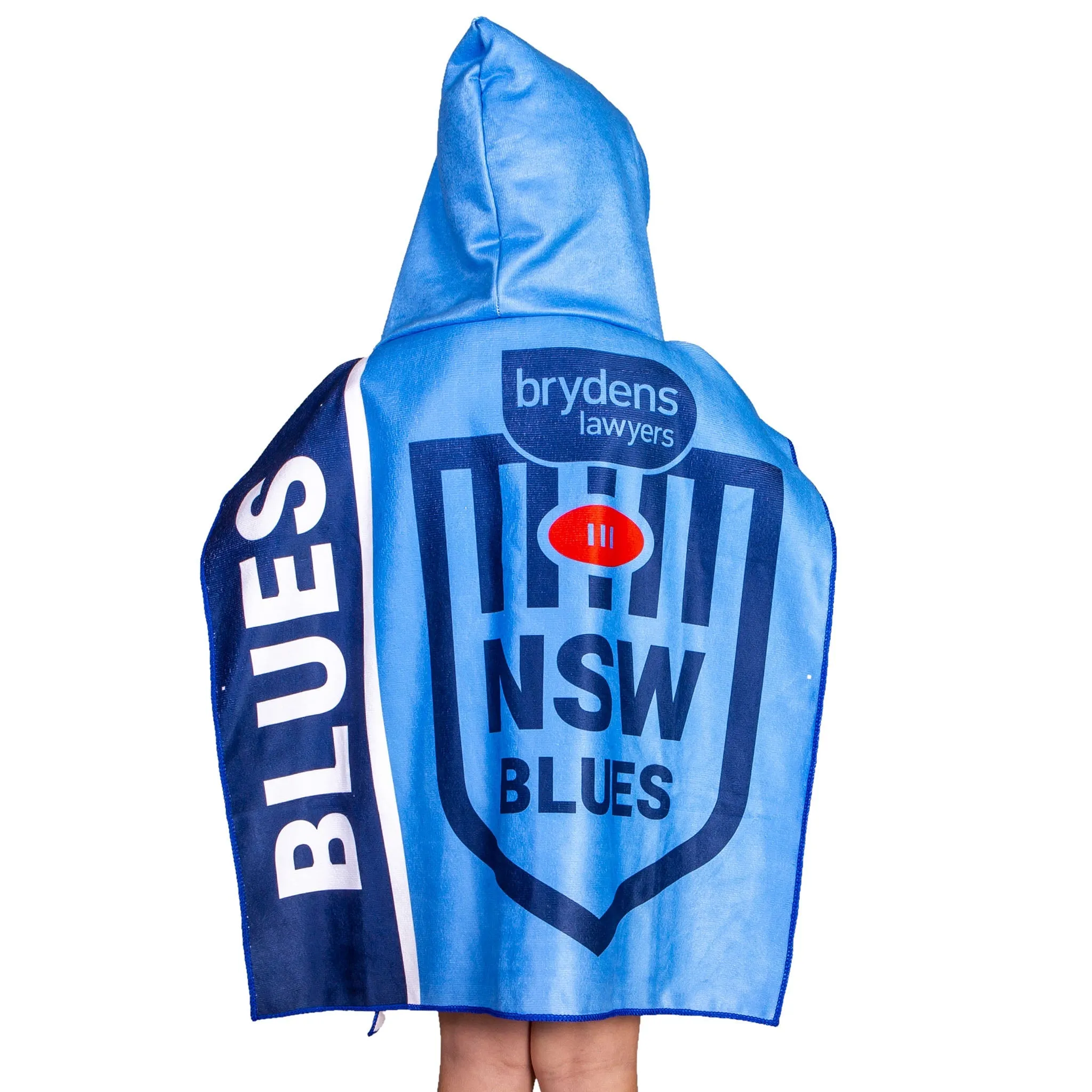 New South Wales NSW Blues Kids Youth Mascot Hooded Towel