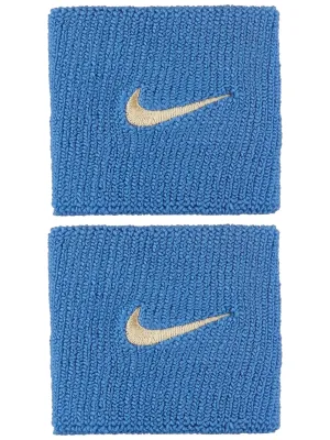 Nike Singlewide Tennis Premier Wristbands (Marina Blue)