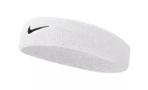 Nike Swoosh Tennis Headband (White/Black)
