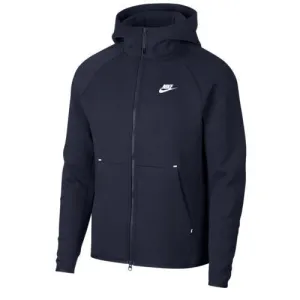 Nike Tech Fleece [928483-451] Men's Navy/Black Full-Zip Hoodie Tech Pack