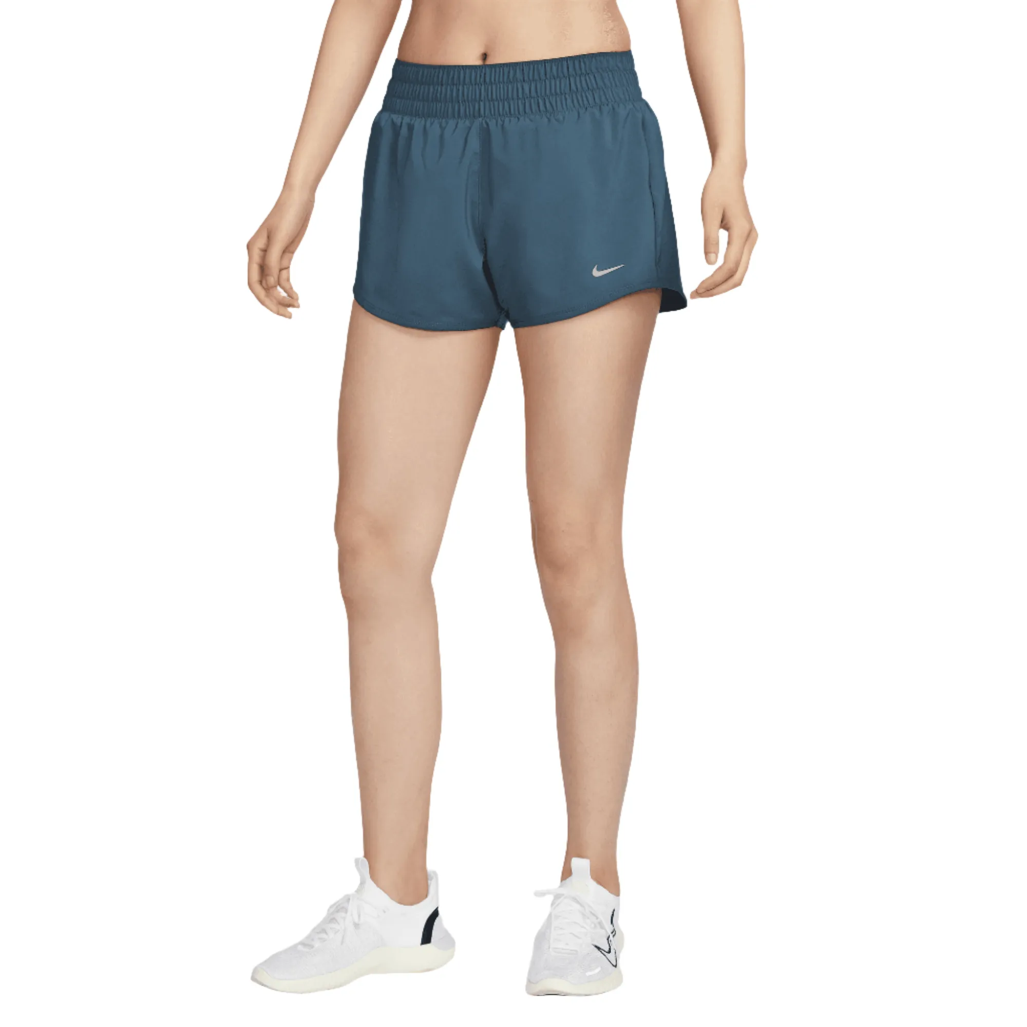 Nike Women's Dri-FIT One Mid-rise 8cm (approx.) Brief-Lined Shorts