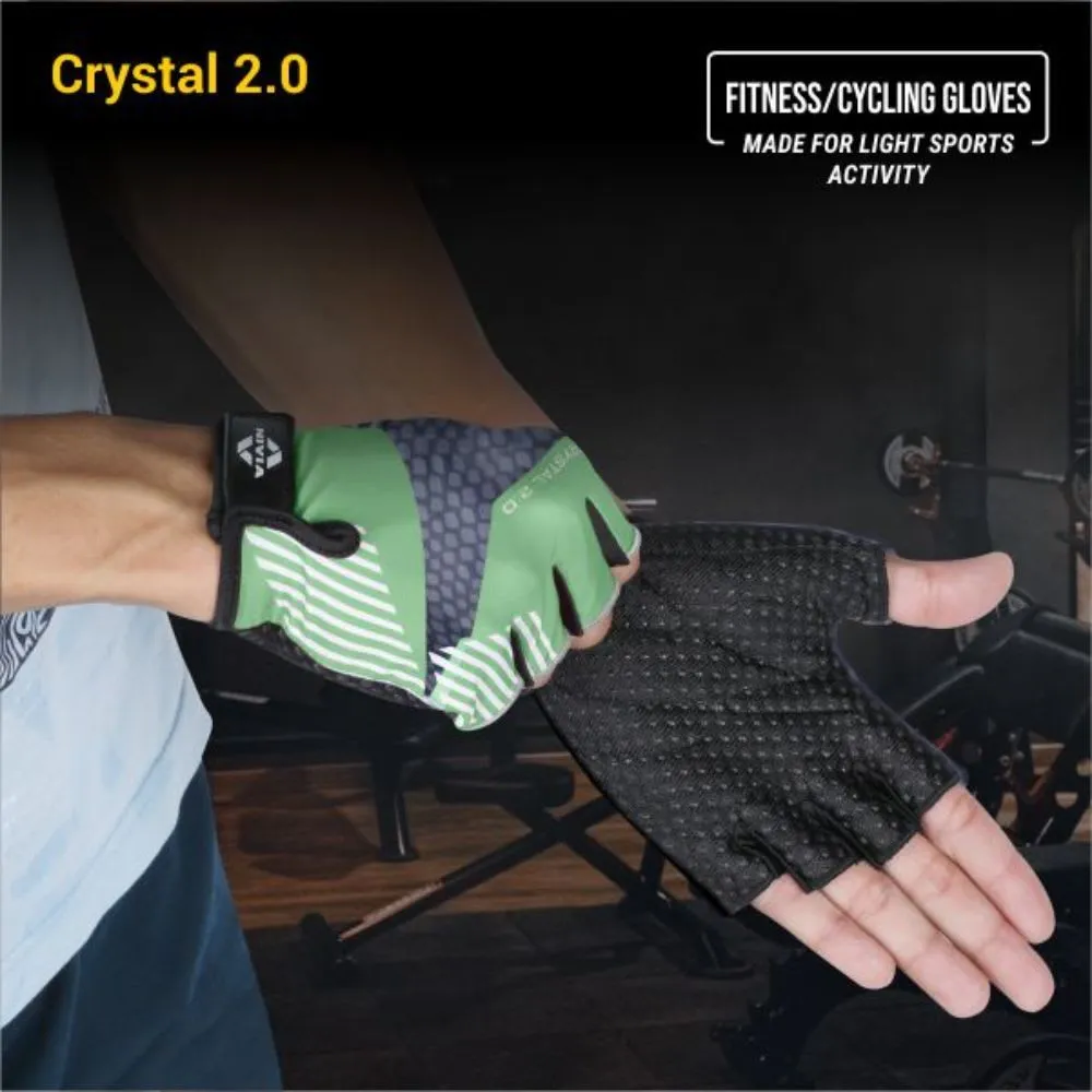 Nivia Crystal 2.0 Fitness Glove Large - Green