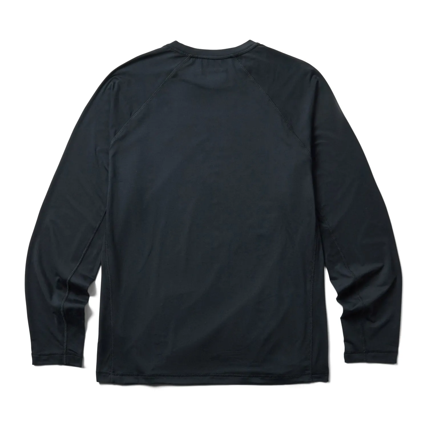 Wolverine Mens Black Polyester L/S Tactical Sun-Stop Eco Crew Versatile Wear Soft Touch