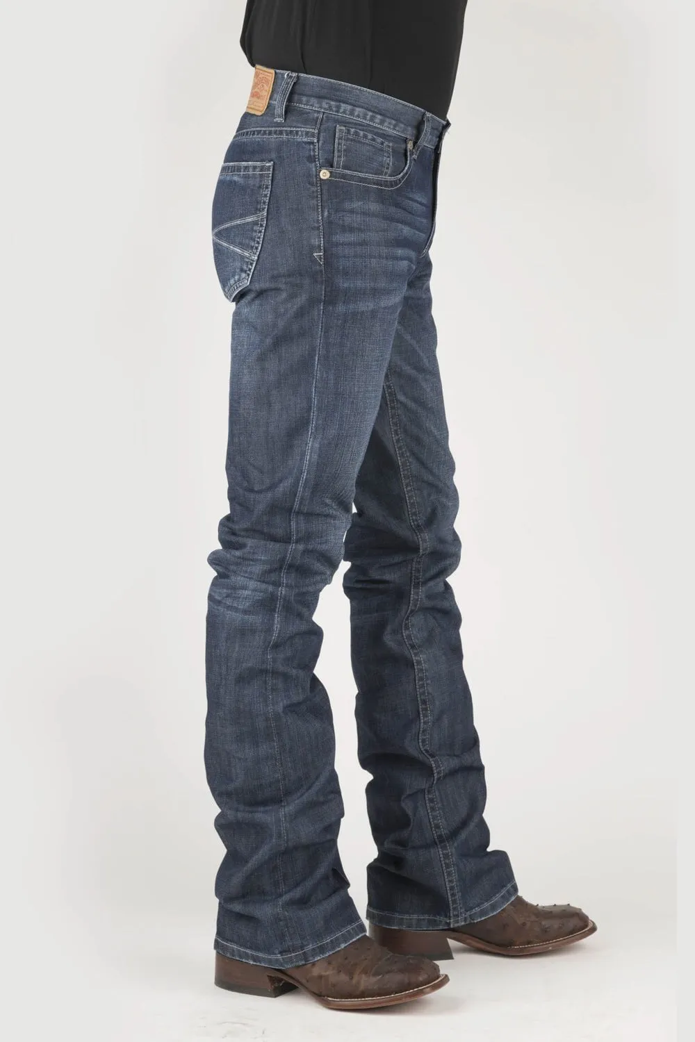 Urban Explorer Trend Setter Stetson Mens 1014 Rocks Fit Small X Blue 100% Cotton Jeans